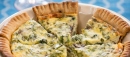 QUICHE DE PUERROS Y TAQUITOS DE JAMN